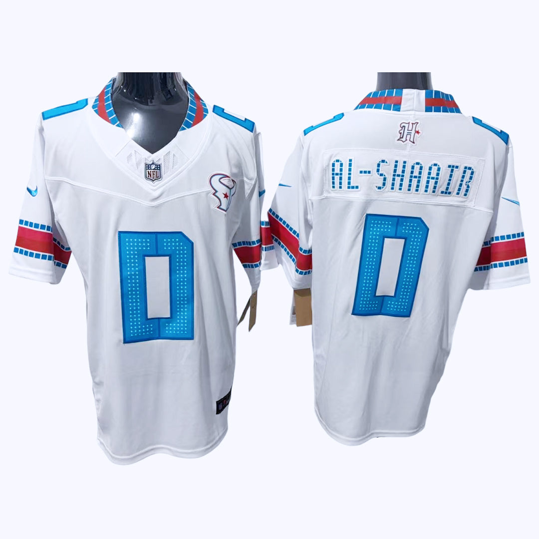 Men’s Houston Texans #0 AL-SHAAIR  Rivalries Stitched Jersey
