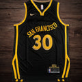 Men’s Golden State Warriors #30 Curry 2024 City Connect Jersey