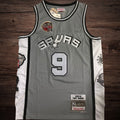 Men’s San Antonio Spurs 2001/18 Hall of Fame #9 Parker Jersey