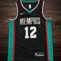 Men’s Memphis Grizzlies #12 Morant Jersey