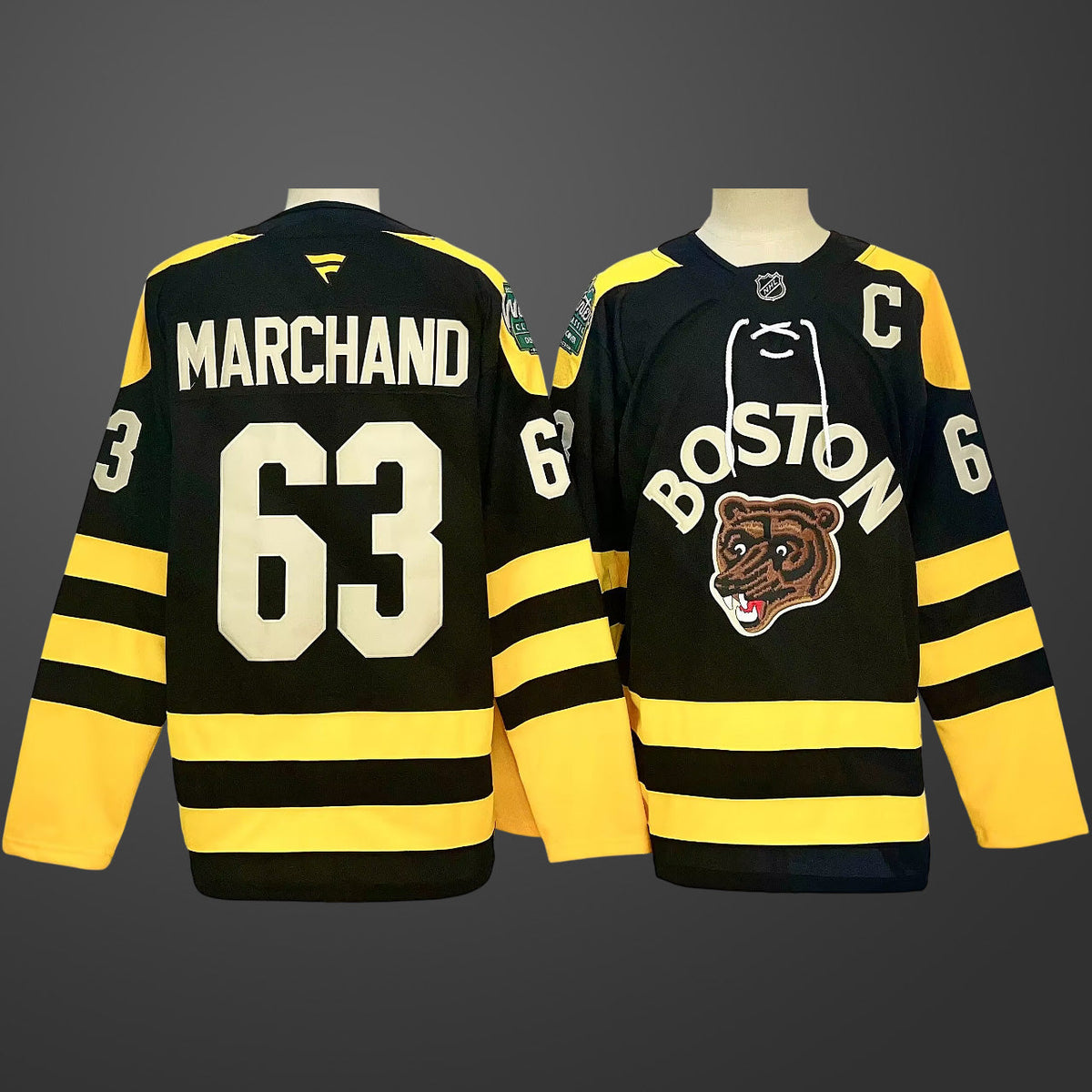 #63 Brad Marchand Boston Bruins Jersey