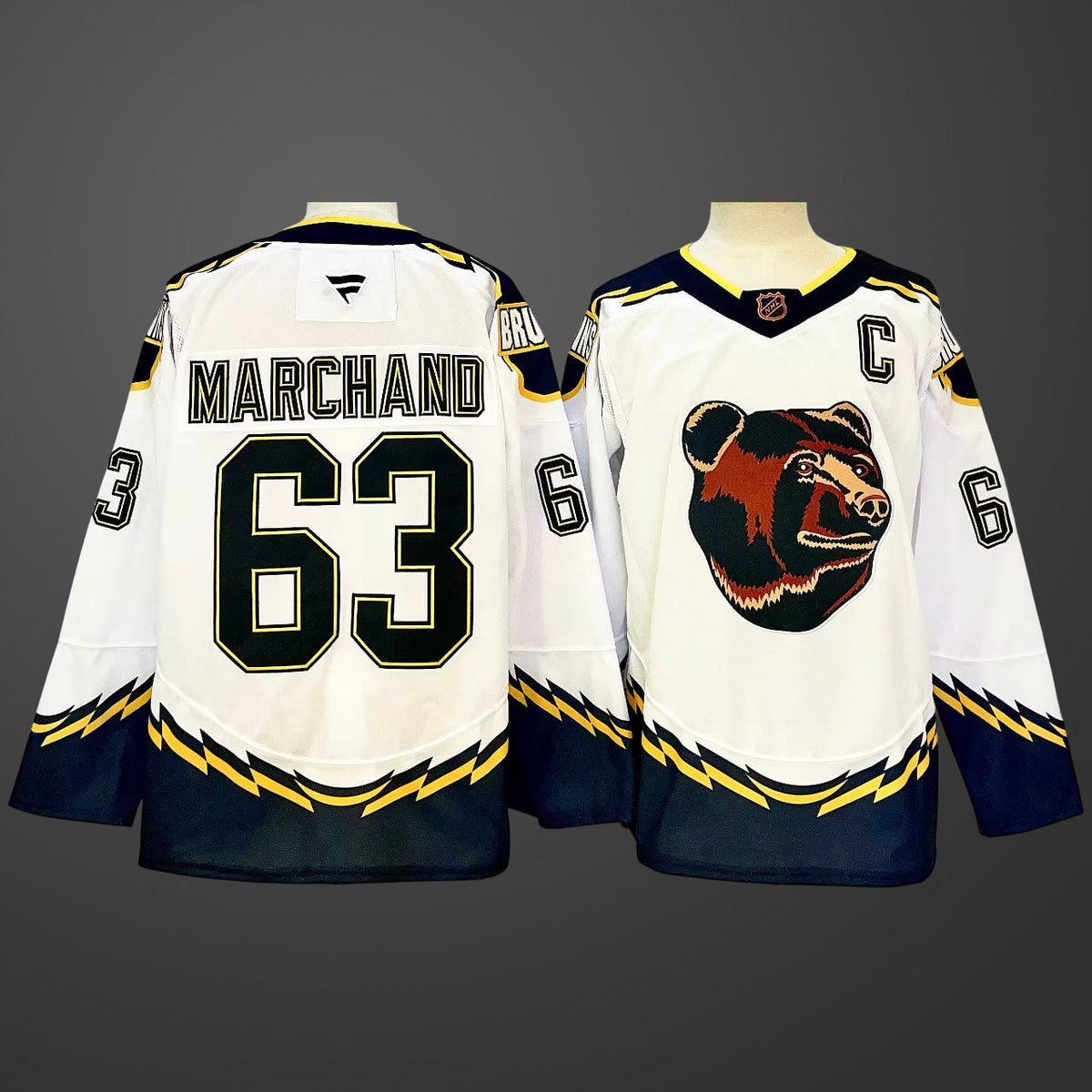 #63 BRAD MARCHAND Boston Bruins Jersey