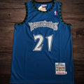 Men’s Timberwolves 2003-04 #21 Garnett Jersey