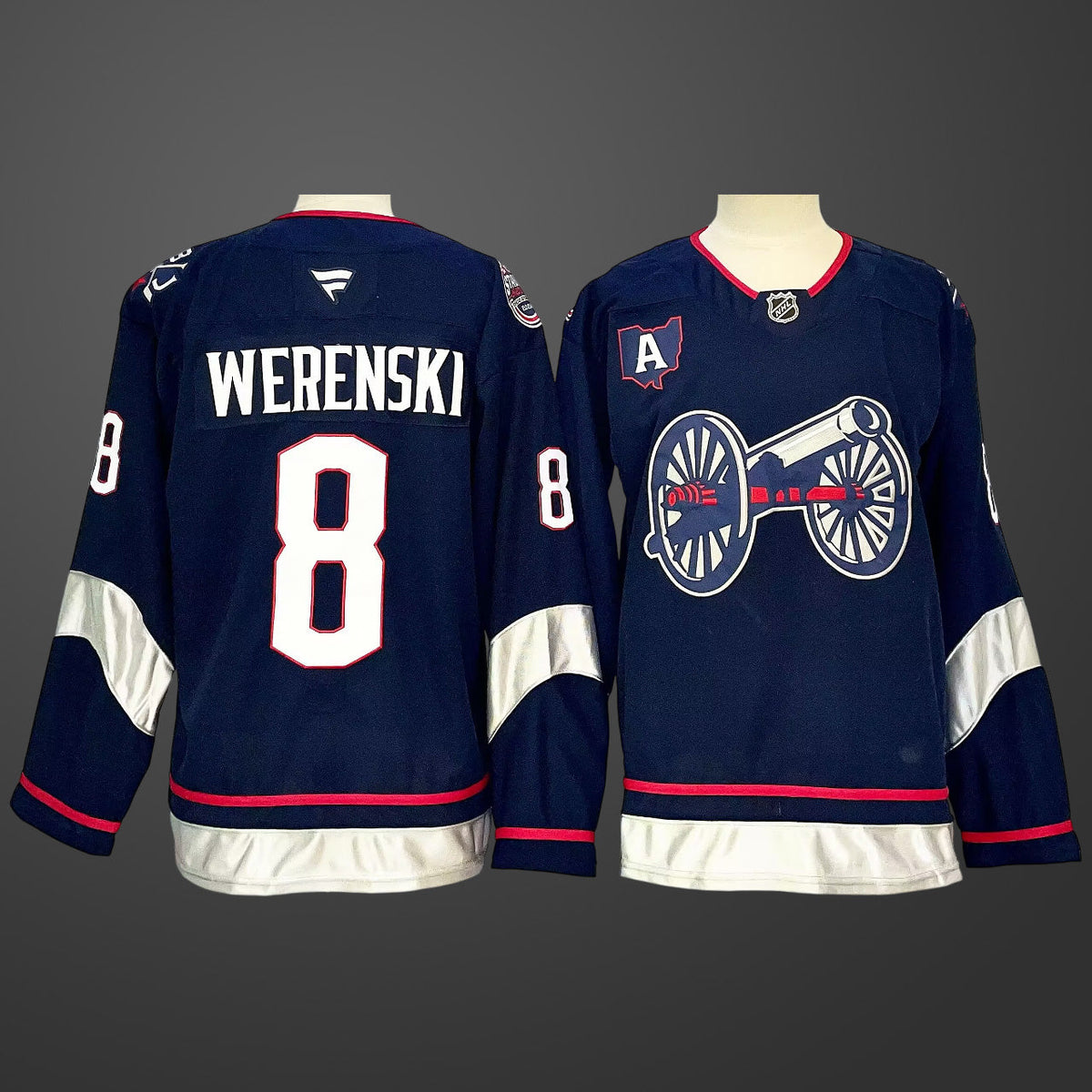 #8 Zach Werenski Columbus Blue Jackets Jersey