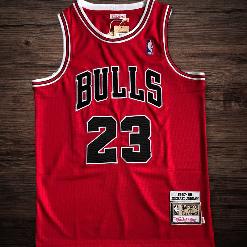 Men’s Chicago Bulls 1997-98 #23 Michael Jordan Jersey