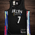 Men’s Brooklyn Nets City Edition #7 Durant Jersey Black