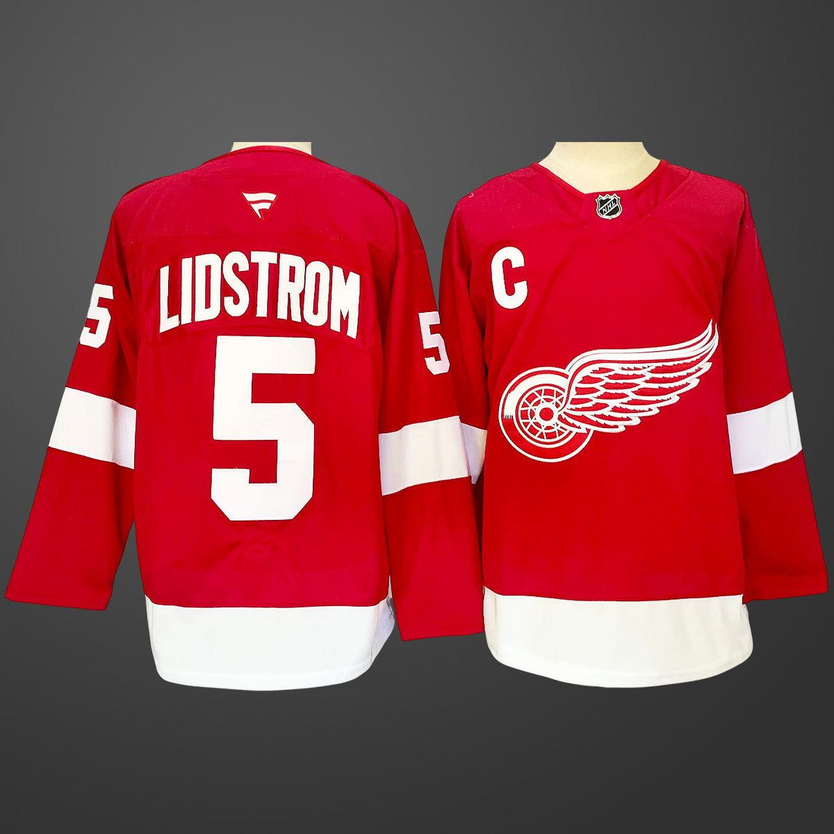 #5 Nicklas Lidstrom Detroit Red Wings Jersey