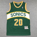 Men’s Sonics #20 Payton Stitched Jersey