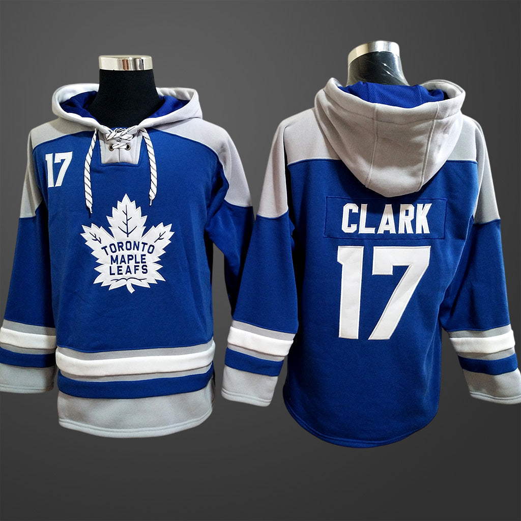 Men’s Toronto Maple Leafs #17 Clark All Stitched Hoodie