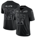 Men’s Buffalo Bills #17 Josh Allen 2026 Salute to Service Black Stitched Limited Jersey