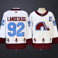 Men’s Colorado Avalanche #92 LANDESKOG White Stitched Jersey