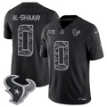 Men’s Houston Texans #0 Azeez Al-Shaair 2026 Salute to Service Black Limited Stitched Jersey