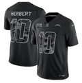 Men’s Los Angeles Chargers #10 Justin Herbert 2026 Salute to Service Black Limited Stitched Jersey