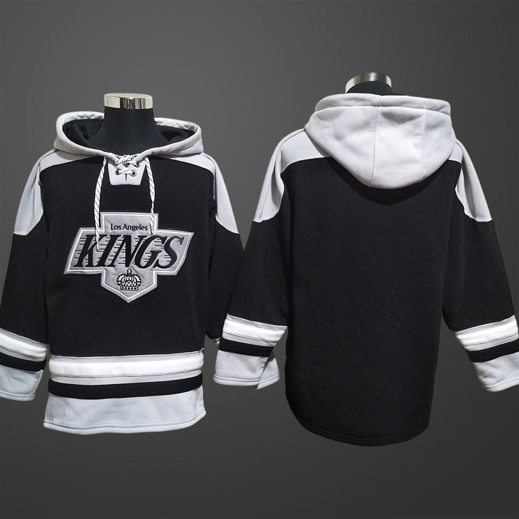 Men’s Los Angeles Kings Team Blank Black Stitched Hoodie