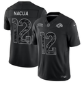 Men’s Los Angeles Rams #12 Puka Nacua 2026 Salute to Service Black Limited Stitched Jersey