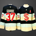 Men’s Seattle Kraken #37 Yanni Gourde Deep Sea Blue Winter Classic With A Patch Stitched Jersey