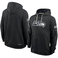 Men’s Seattle Seahawks Nike Black 2026 Salute to Service Sideline Dri-FIT Pullover Hoodie