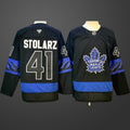 Men’s Toronto Maple Leafs #41 Anthony Stolarz Breakaway Jersey – Black