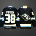 Men’s Utah Mammoth #38 Liam O’Brien Navy 2025 Stitched Jersey