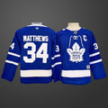 Youth Toronto Maple Leafs #34 Auston Matthews Blue Jersey