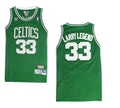 Boston Celtics #33 Larry Bird “Larry Legend” Green Jersey