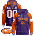 Unisex Custom Clemson Tigers Football Hoodie All Stitched