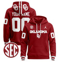 Unisex Custom Oklahoma Sooners Football Hoodie All Stitched