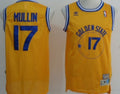Golden State Warriors #17 Chris Mullin Yellow Throwback Swingman Jersey