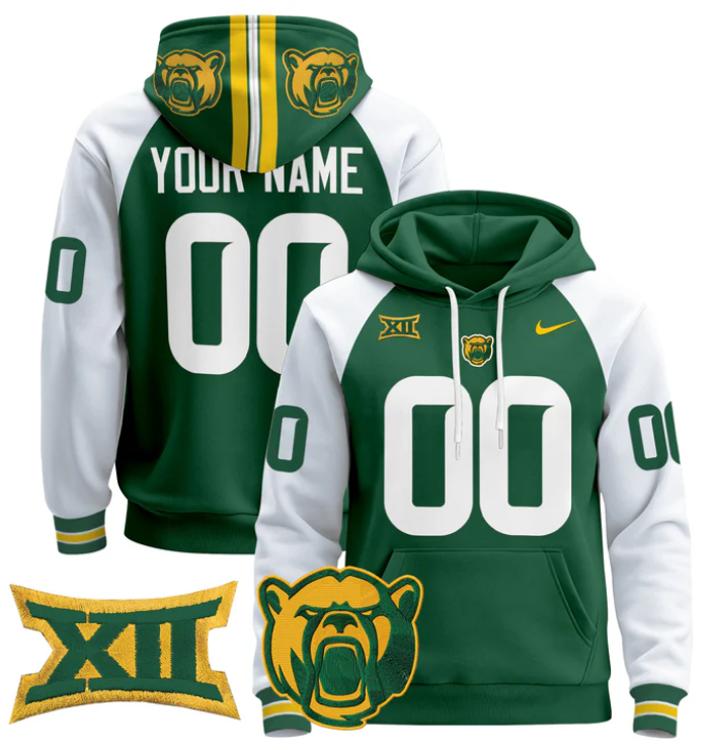 Unisex Custom Baylor Bears Football Hoodie All Stitched