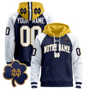 Unisex Custom Notre Dame Fighting Irish Football Hoodie All Stitched