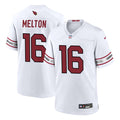 Mens Arizona Cardinals #16 Max Melton White Vapor F.U.S.E. Limited Jersey