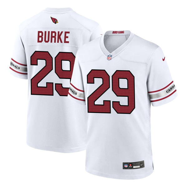 Mens Arizona Cardinals #29 Denzel Burke Nike White Vapor F.U.S.E. Limited Jersey