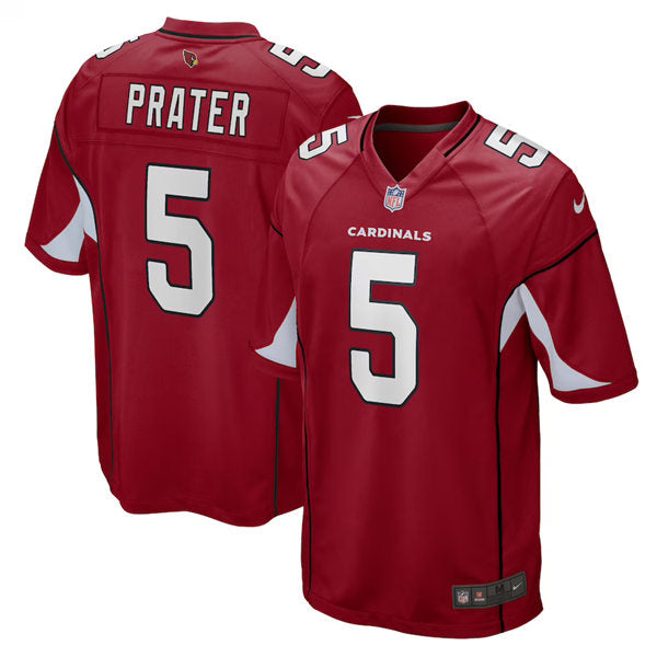 Mens Arizona Cardinals #5 Matt Prater Nike 2022 Cardinal Vapor Limited Jersey