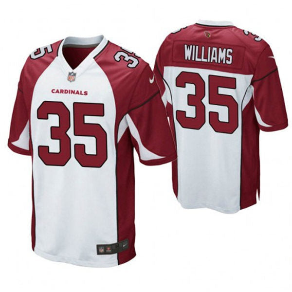 Mens Arizona Cardinals Retired Player #35 Aeneas Williams Nike White Vapor Limited Jersey