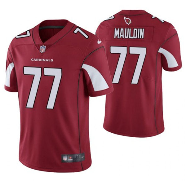 Mens Arizona Cardinals Retired Player #77 Stan Mauldin Nike Cardinal Vapor Limited Jersey
