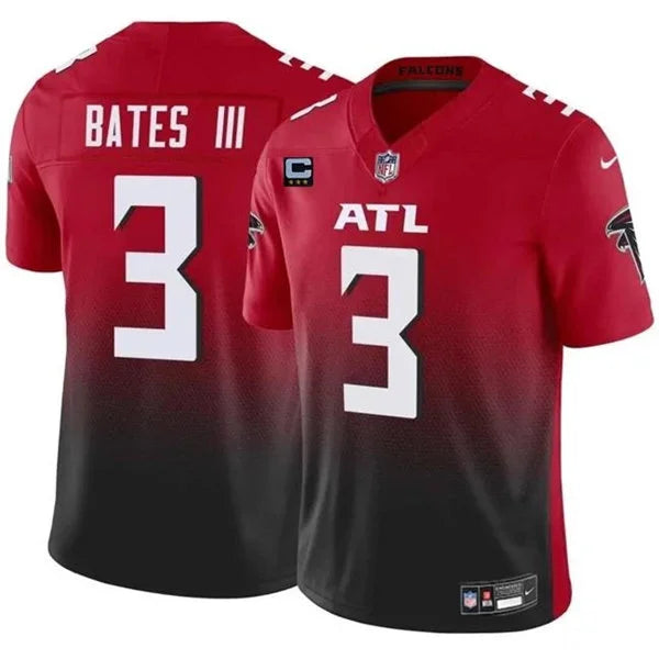 Mens Atlanta Falcons #3 Jessie Bates III Nike Red 2nd Alternate Vapor Limited Jersey