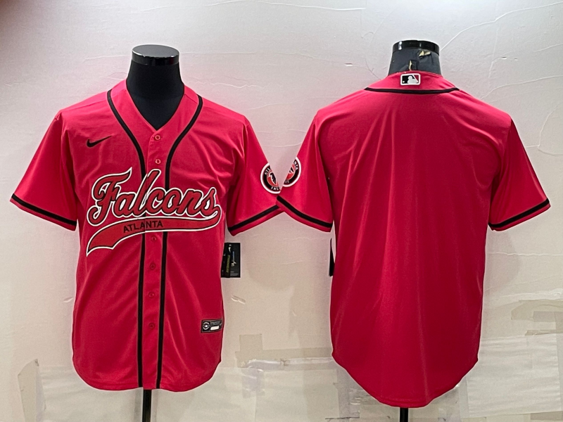 Men’s Atlanta Falcons Red Blank Jersey