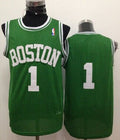 Men’s Boston Celtics #1 Walter Brown Green Swingman Throwback Jersey