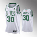 Mens Boston Celtics #30 Sam Hauser White 2021-22 Diamond Badge Association Edition Swingman Jersey