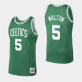 Men’s Boston Celtics #5 Bill Walton Kelly Green 1985-86 Throwback Mitchell & Ness Jersey