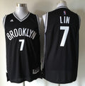 Men’s Brooklyn Nets #7 Jeremy Lin Black Revolution 30 Swingman Basketball Jersey