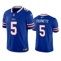 Mens Buffalo Bills #5 Leonard Fournette Nike Royal 2023 Vapor F.U.S.E. Limited Jersey