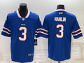 Men’s Buffalo Bills Damar Hamlin #3 Royal Jersey