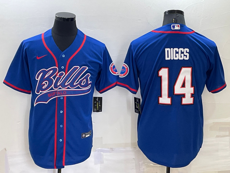 Men’s Buffalo Bills Stefon Diggs #14 Royal Jersey Joint Edition
