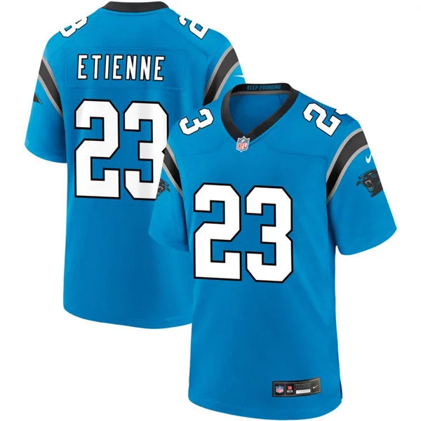 Mens Carolina Panthers #23 Trevor Etienne Nike Blue Alternate Vapor F.U.S.E. Limited Jersey