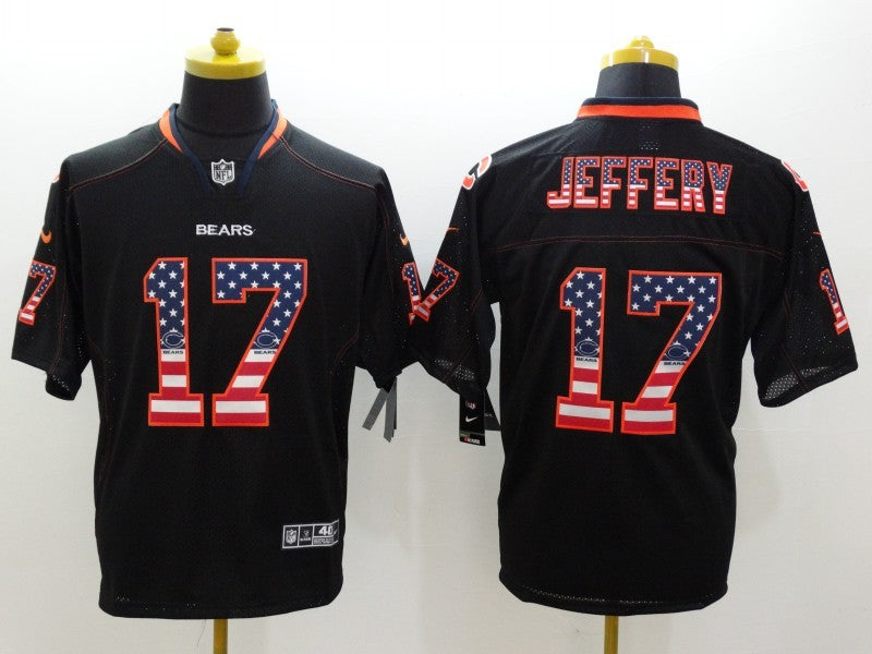 Men’s Chicago Bears Alshon Jeffery #17 Black Jersey