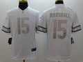 Men’s Chicago Bears Brandon Marshall #15 White Jersey