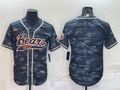 Men’s Chicago Bears Grey Camouflage Blank Jersey