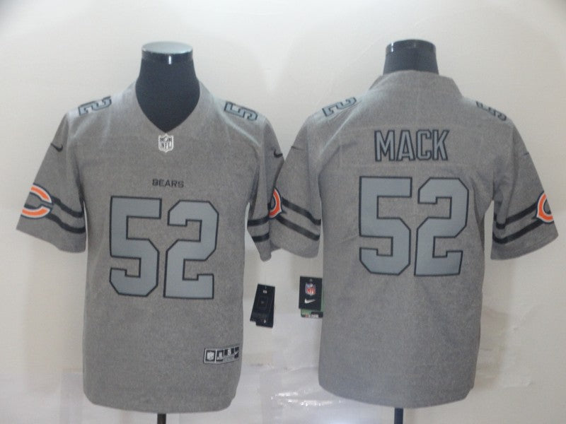 Men’s Chicago Bears Khalil Mack #52 Gray Jersey