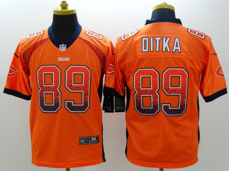 Men’s Chicago Bears Mike Ditka #89 Orange Jersey